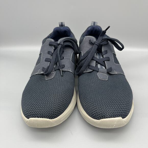 Clarks Sneakers Mens  10 Blue Lehman Tie Lightweight Lace-Up Walking Casual‎ - Picture 3 of 9